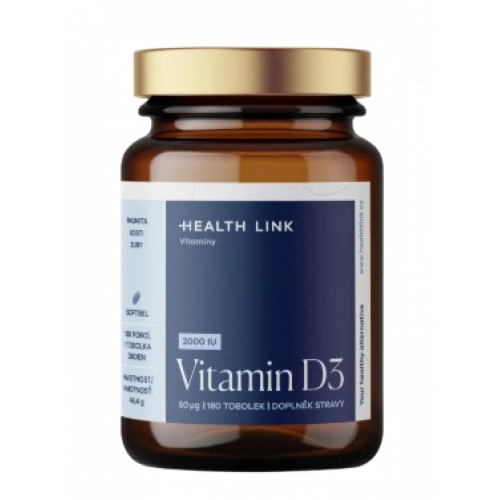 Vitamín D3 180tabl. Healt Link